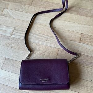 Kate Spade cross body clutch